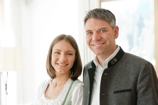 Gastgeber René und Manuela Madlener